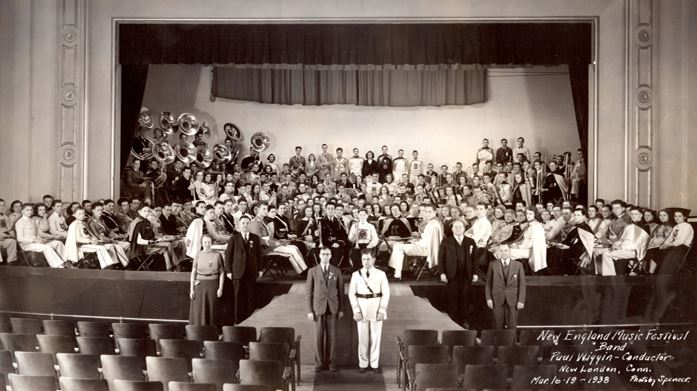 Dad with Dr Wiggin NE Music Festival 1938